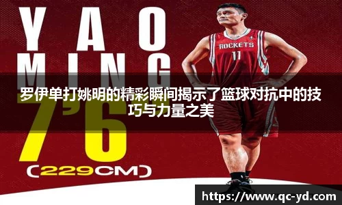 罗伊单打姚明的精彩瞬间揭示了篮球对抗中的技巧与力量之美