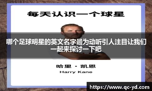 哪个足球明星的英文名字最为动听引人注目让我们一起来探讨一下吧